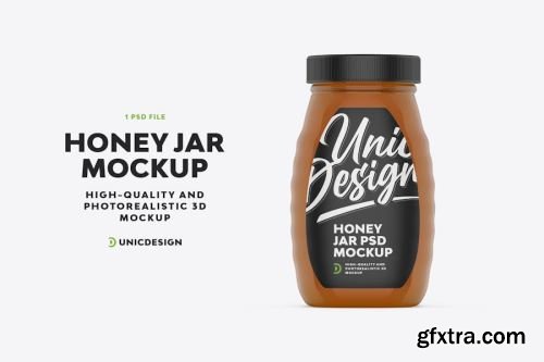 Honey Jar Mockup Collections #3 14xPSD