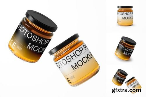 Honey Jar Mockup Collections #3 14xPSD