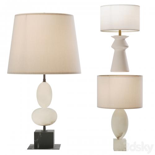 table lamp set01- Versa & Dani & Amagansett