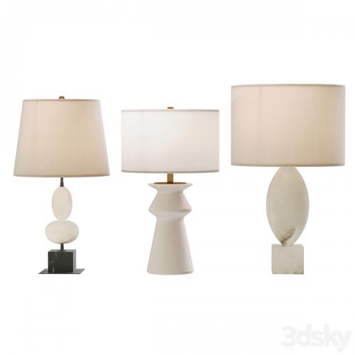 table lamp set01- Versa & Dani & Amagansett