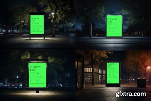 Exterior Advertising Mockup Collections #2 14xPSD