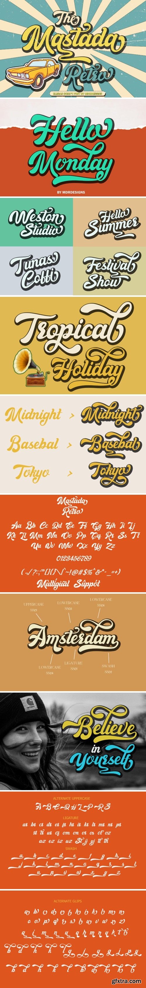 Mastada Retro Font