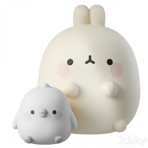 Children's plastic toy Millimages Molang