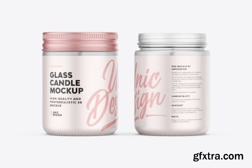 Candle Jar Mockup Collections 14xPSD