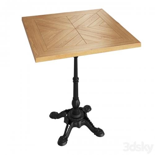 One leg loft table