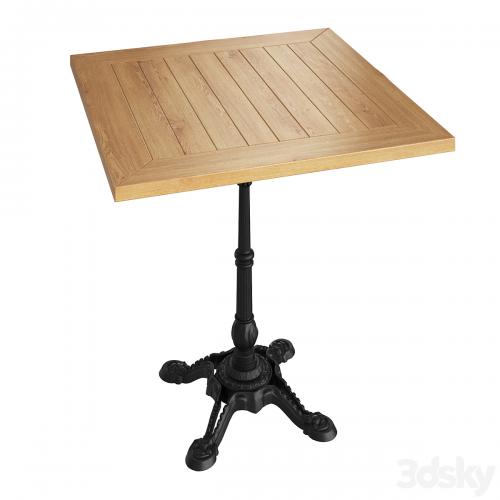 One leg loft table