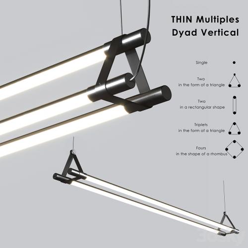 Thin Multiples Dyad Vertical Linear Suspension Light