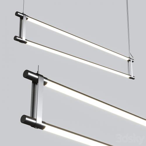 Thin Multiples Dyad Vertical Linear Suspension Light