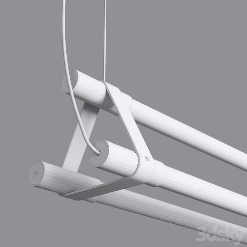 Thin Multiples Dyad Vertical Linear Suspension Light