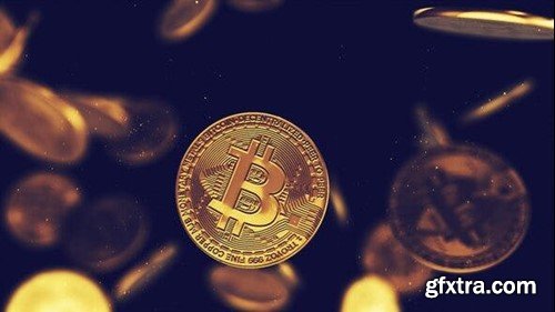 Videohive Bitcoin Logo Reveal 51507162