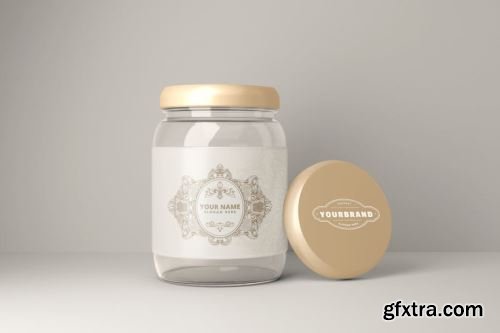 Honey Jar Mockup Collections #1 14xPSD