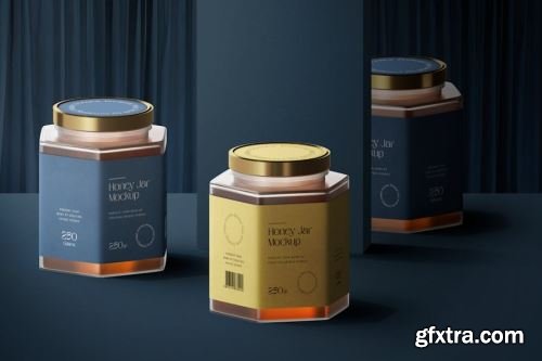 Honey Jar Mockup Collections #1 14xPSD