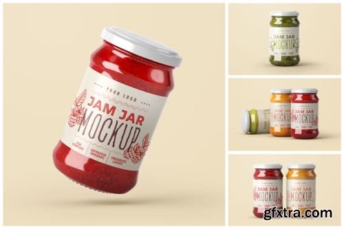 Honey Jar Mockup Collections #1 14xPSD