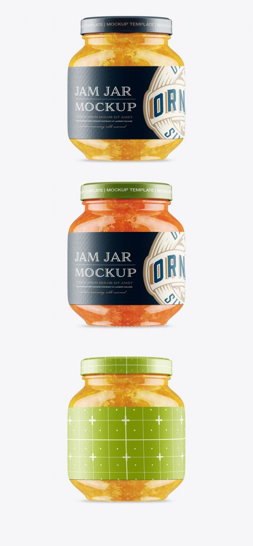 Jam Jar Mockup