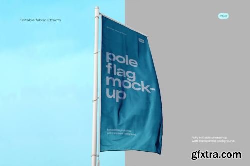 Feather Flag Mockup Collections 15xPSD