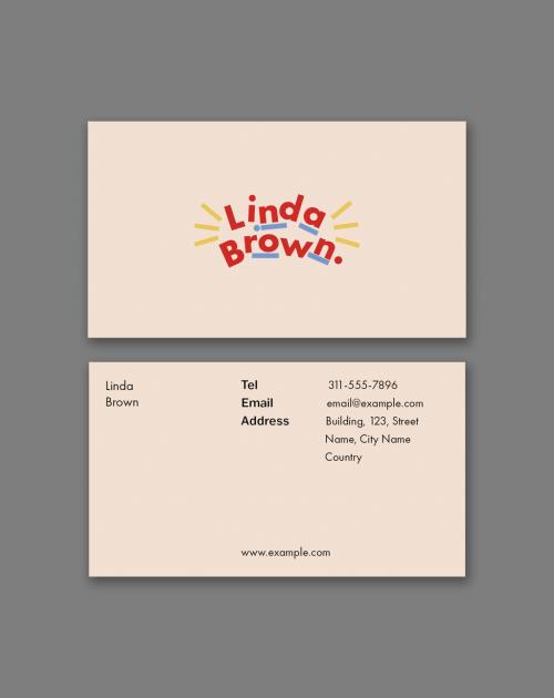 Tan Creative Business Card