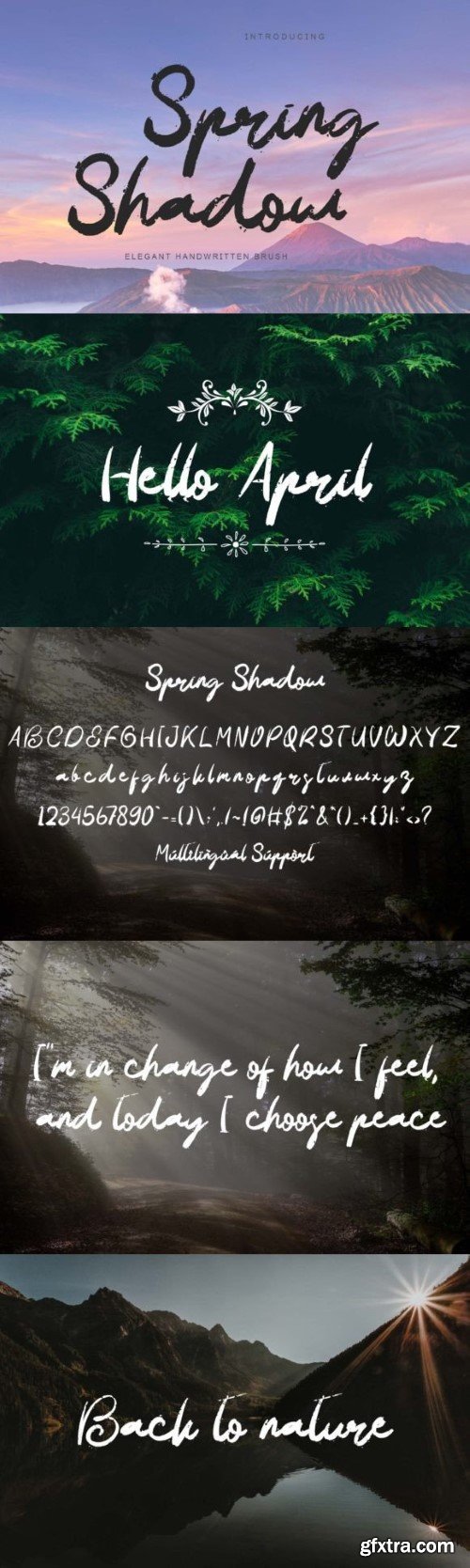 Spring Shadow Font