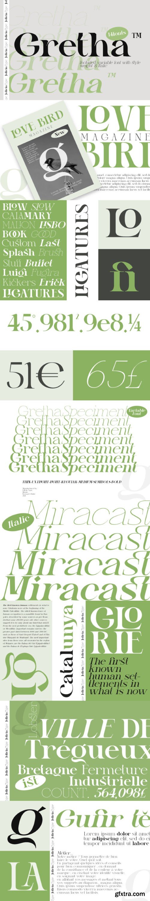 Gretha Font Family