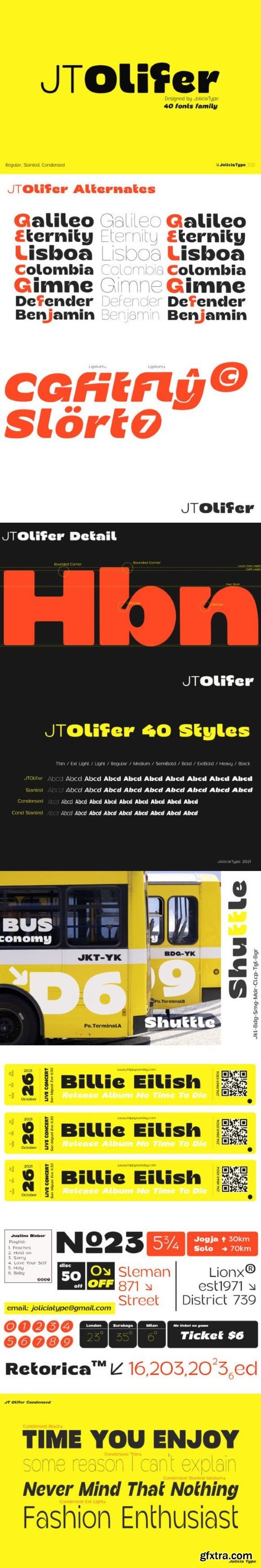 Jt Olifer Font Family