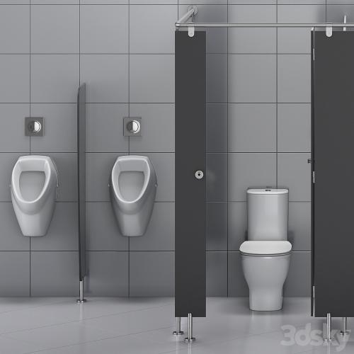 Sanitary partitions for public toilets FunderMax 1 (constructor)