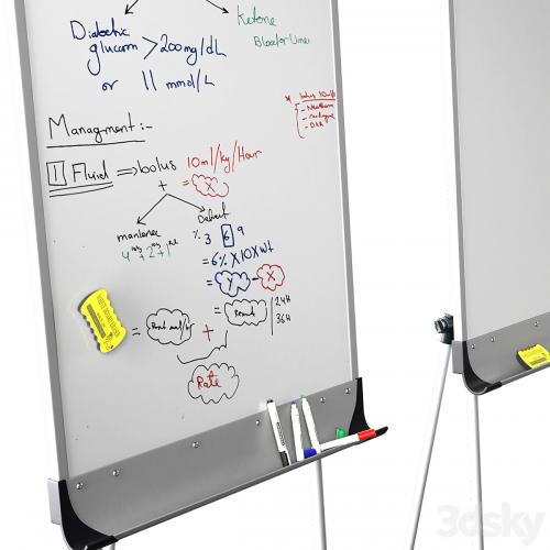 Office presentation set 1// Macbook air 2022 / OLED65CXRLA LG CX 65 4K Smart OLED/Marker board magnetic partition flipchart