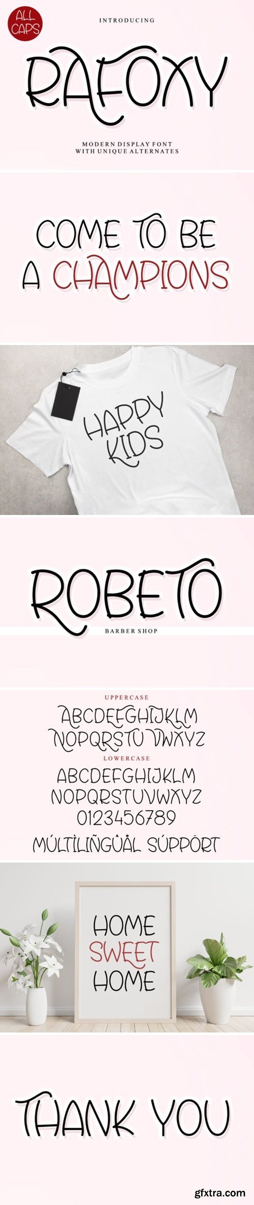 Rafoxy Font