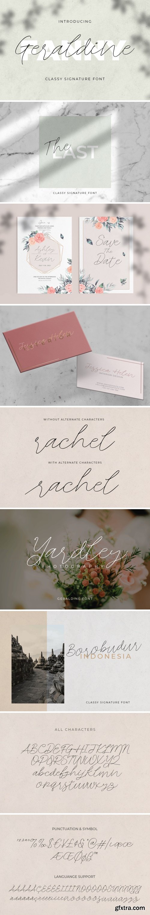 FontBundles - Geraldine - Classy Signature Font 2533174