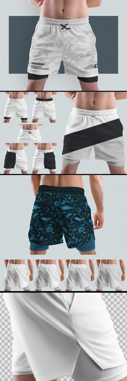 Shorts and Compression Underwear Mockups