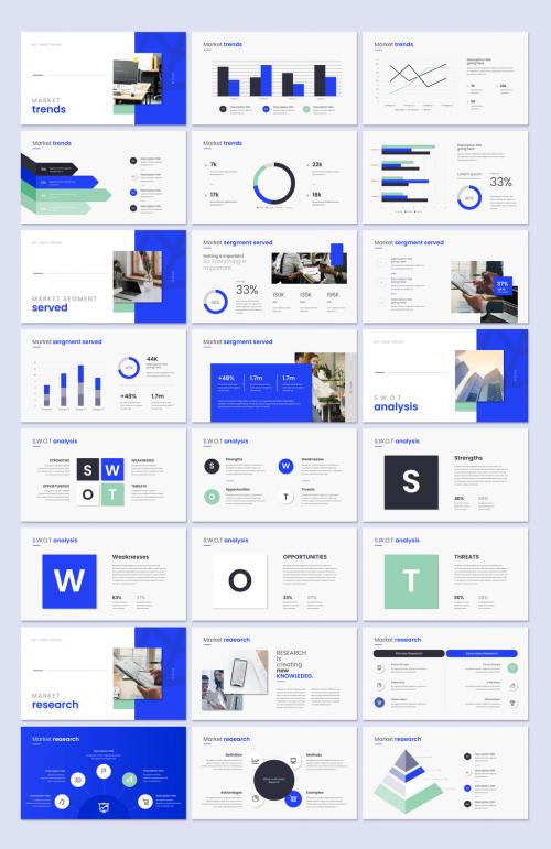 Infographic Marketing Plan Presentation Layout