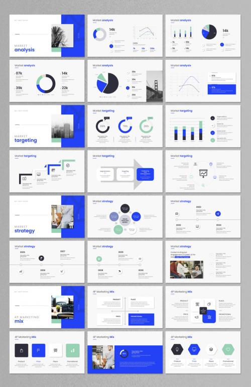 Infographic Marketing Plan Presentation Layout