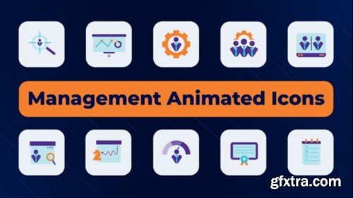 Videohive Management Animated Icons 51519097