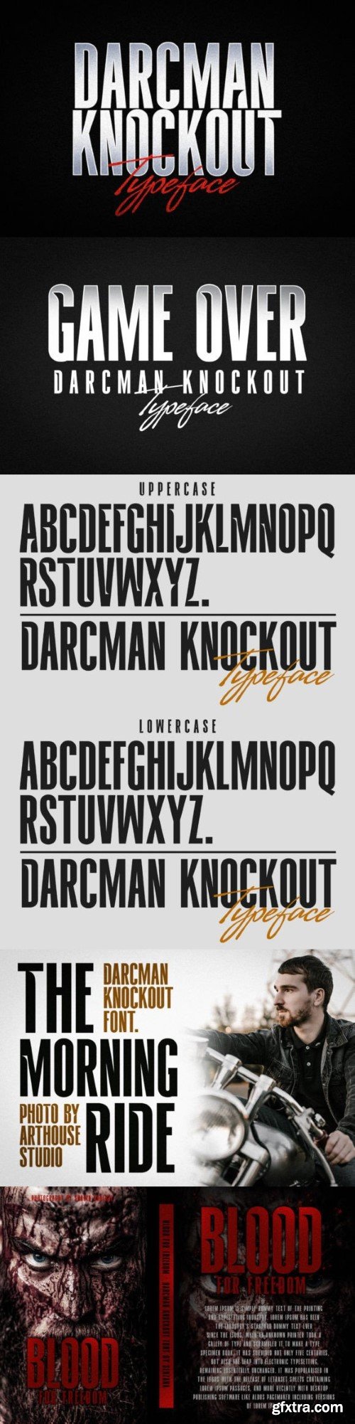 Darcman Knockout Font