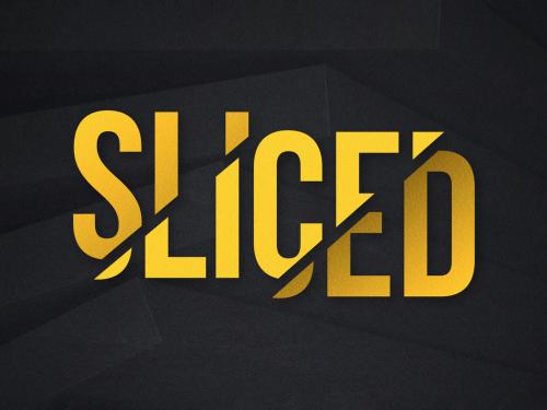 Clean Sliced Text Effect Mockup