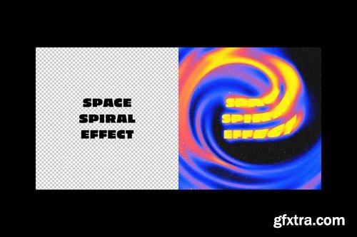 Liquid Spiral Text Effect 8JMXPSX