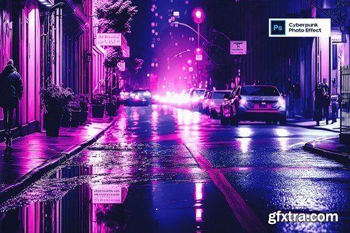 Cyberpunk Photo Effect AHBYXCU