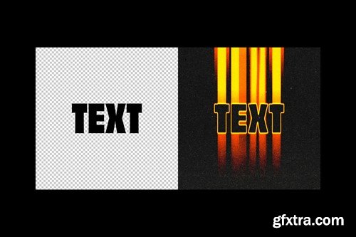 Flame Fading Text Effect TJAAJPS