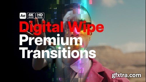 Videohive Premium Transitions Digital Wipe 51525571