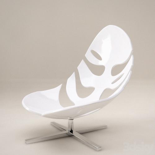 Monstera lounge chair by Philip Ahlstrom | Armchair leaf monstera