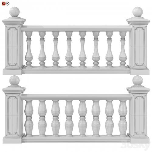 Balustrade classic set 4