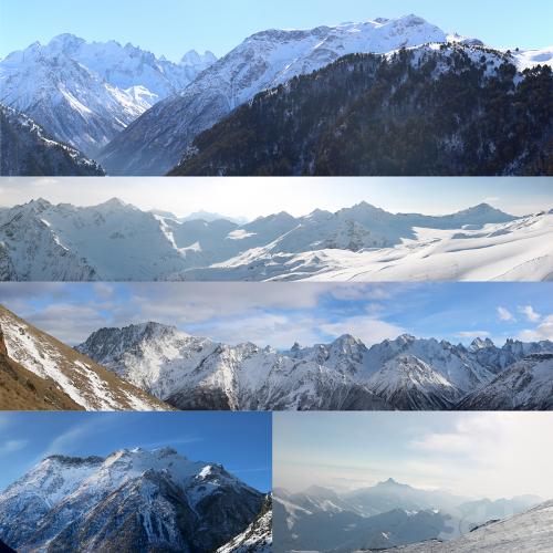 Snowy Mountains panoramas