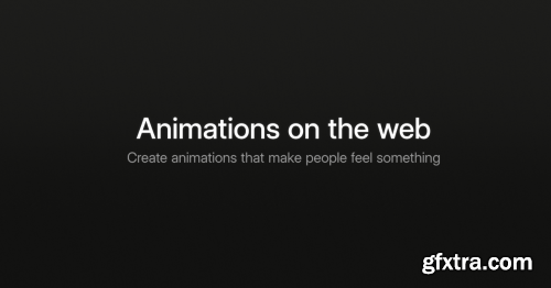 Animations on the web