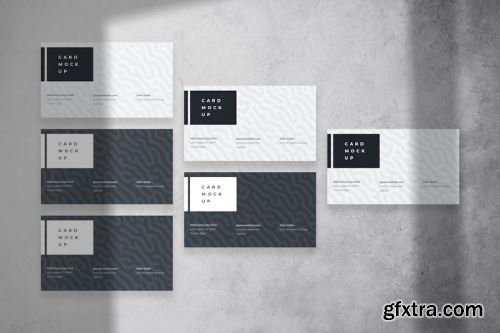 Realistic Business Card Mockup Collections 15xPSD