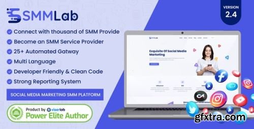 CodeCanyon - SMMLab - Social Media Marketing SMM Platform v2.4 - 32673932 - Nulled