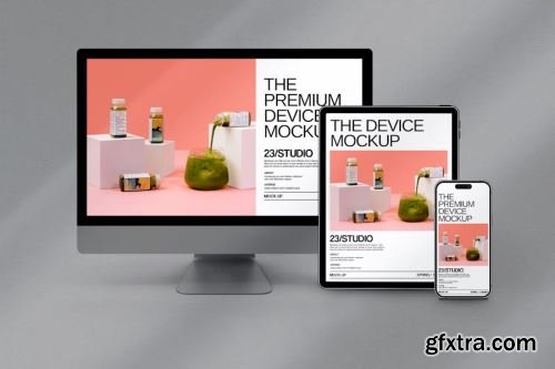 Multi Devices Mockup Collections 15xPSD