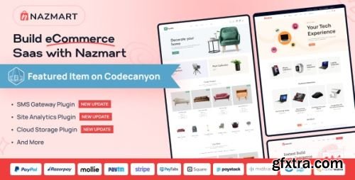 CodeCanyon - Nazmart – Multi-Tenancy eCommerce Platform (SAAS) v2.0.1 - 42802410 - Nulled