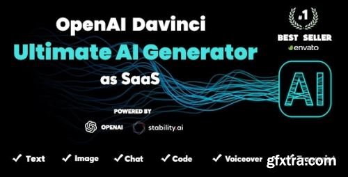 CodeCanyon - Davinci - OpenAI Content, Text, Image, Voice, Chat, Code, Transcript, and Video Generator as SaaS v4.6 - 43564164 - Nulled