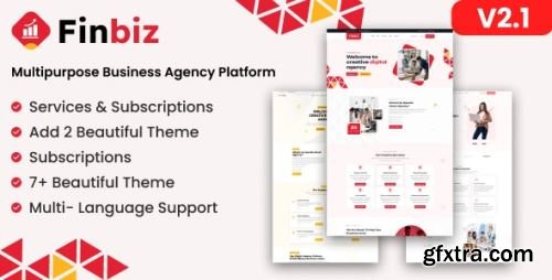 CodeCanyon - FinBiz - Multipurpose Business Agency Platform v2.1.0 - 45118889 - Nulled