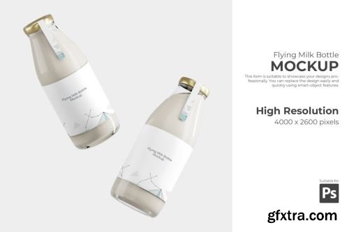 Milk Bottle Mockup Collections 15xPSD