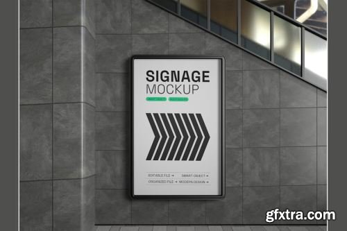 Billboards on Underground Subway Mockup Collections #1 13xPSD