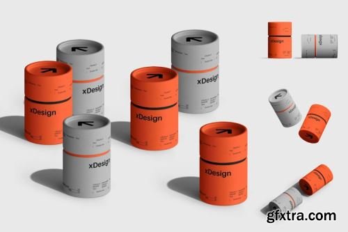 Paper Tube Mockup Collections 14xPSD